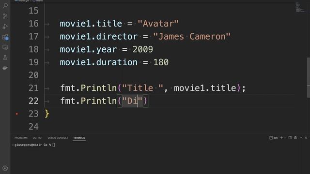 Struct in Golang - Lesson 23 | Go | Full Course | CloudNative | Go Tutorial | Golang смотреть онлайн