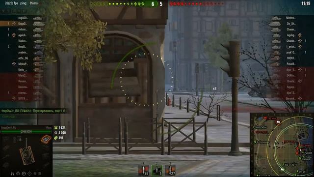World of Tanks - тест обновления 1.0 на слабом ПК (Maus Рыбацкая бухта, победа, мастер) смотреть онлайн
