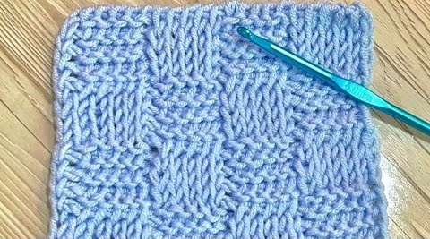 Красивый узор крючком Шахматка - Вязание крючком смотреть онлайн