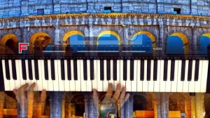 Играем мелодию из фильма ГЛАДИАТОР на синтезаторе. Очень просто для начинающих