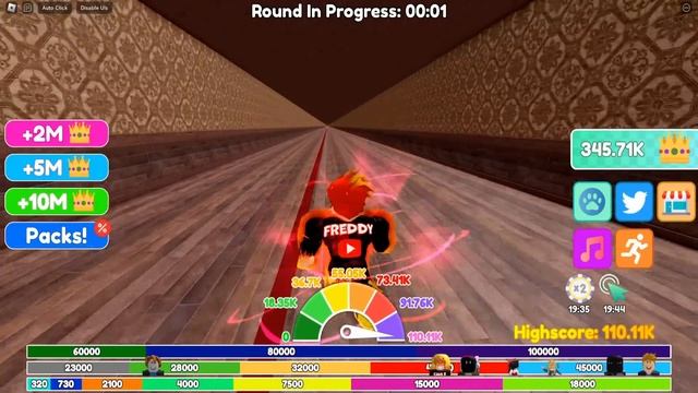 СМОГУ ЛИ Я УБЕЖАТЬ от МОНСТРОВ из ДУРС? в Doors Race Clicker Roblox смотреть онлайн