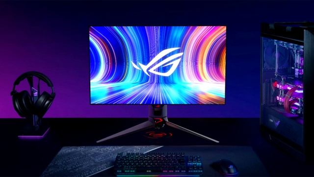 ASUS unveils 27 inch gaming QuadHD OLED monitor ROG Swift PG27AQDM смотреть онлайн
