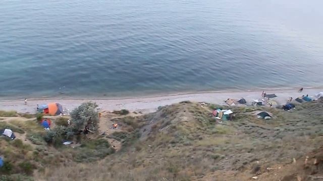 КРЫМ. Коктебель. Зеленка и палатки. смотреть онлайн