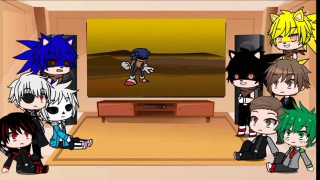 Fandom react to Fleetway vs Sonic.EXE (Exetior) смотреть онлайн