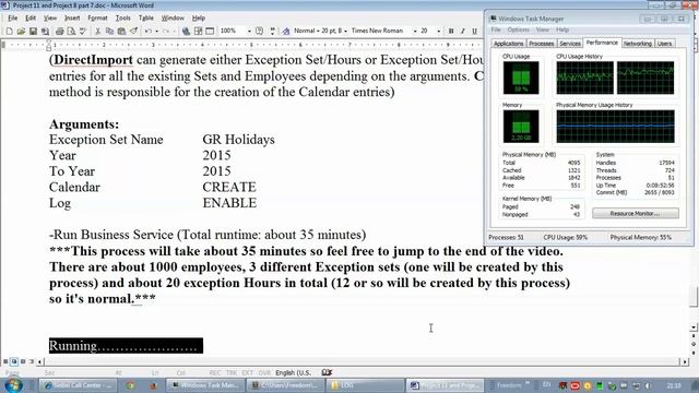 Siebel CRM - Project 11 (part 3) (show Exception Hours as Calendar entries, Activities) смотреть онлайн