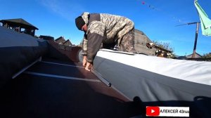 СБОРКА ЛОДКИ РИВЬЕРА 3200 СК .