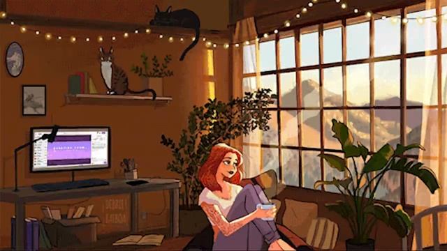 Relaxing music lofi - музыка для учебы смотреть онлайн