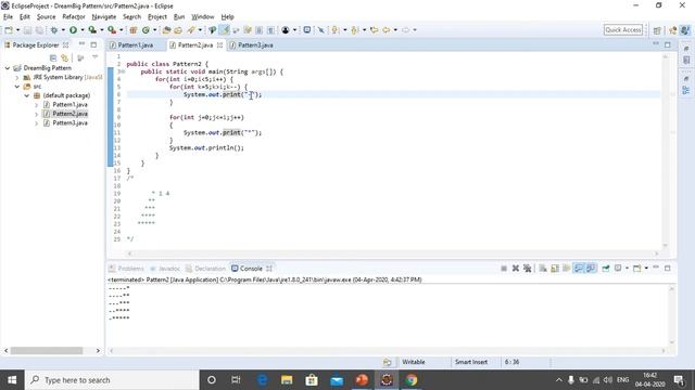 Star pattern - Logic Building java programmers-Episode 1 part 2 смотреть онлайн