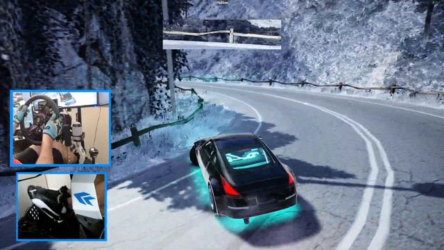 Stay in your lane Drift challenge - Wheel / Pedal Gameplay смотреть онлайн
