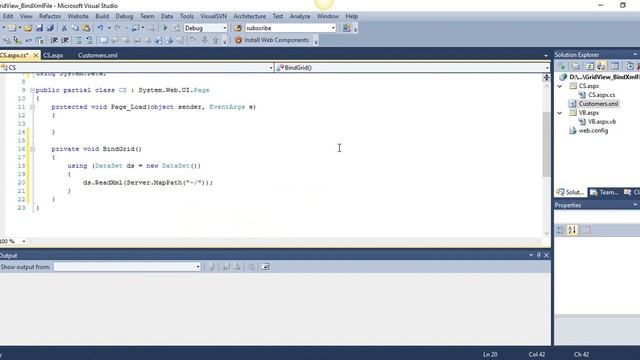 Read, Parse and Display XML file in ASP.Net GridView смотреть онлайн