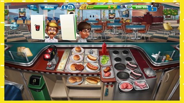 Cooking Fever Game /Fast Food ⭐️ ⭐️⭐️ 11-15 l. Игра Кухонная лихорадка / Бургерная 11-15 уровень. смотреть онлайн