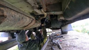 Снятие установка коробки передач Ford Transit 1997г. Стук в сцеплении (мы нашли виноватого)!!!