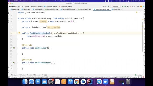 17. Java-da list practice (Java dasturlash darslari) смотреть онлайн