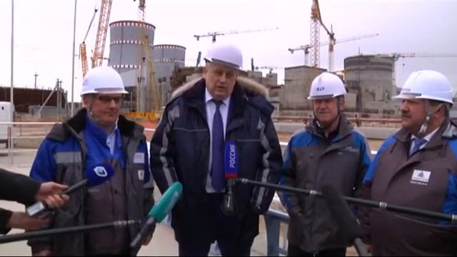 Визит губернатора Ленинградской области на ЛАЭС-2 смотреть онлайн
