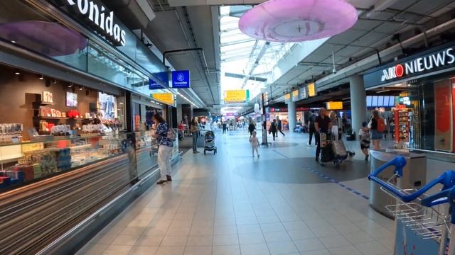 Amsterdam airport, Schiphol. Full round and tips. Best video for learning Schiphol corners смотреть онлайн