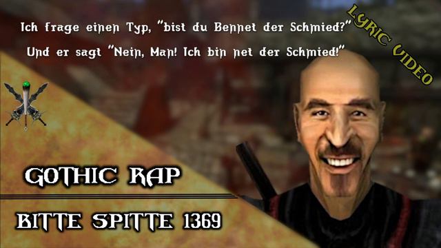 GOTHIC RAP || BITTE SPITTE 1369 || Pedro, der Novize [Lyric Video] смотреть онлайн