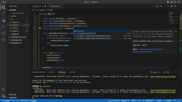 Memory game in ReactJS - Part 08 - Turn смотреть онлайн