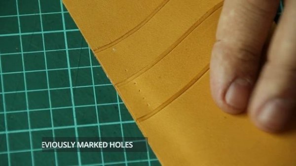 How to make a leather mini wallet | Как сшить мини кошелек. #LEDERMEISTER #PDF