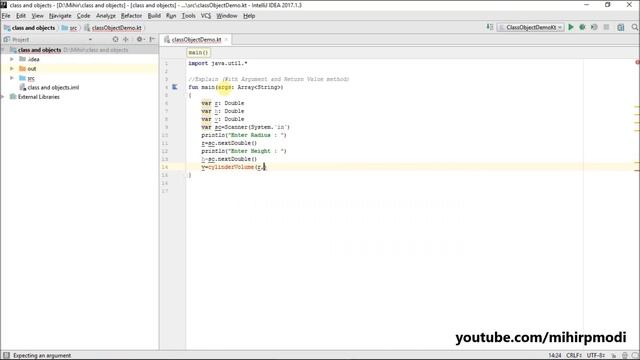 #113 Kotlin Tutorial | Method with arguments and return value смотреть онлайн