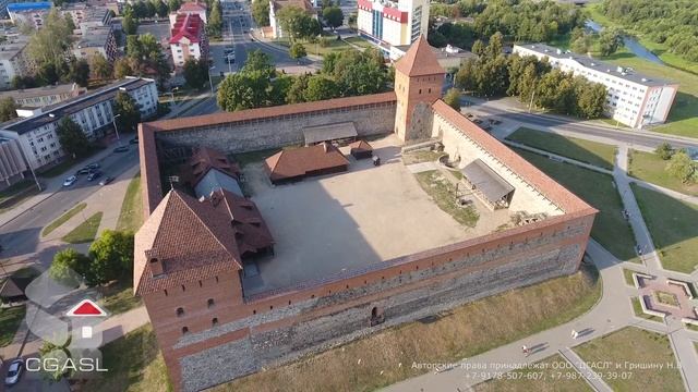 Аэросъемка Лидский замок (Беларусь)/Lida Castle (Belarus) смотреть онлайн