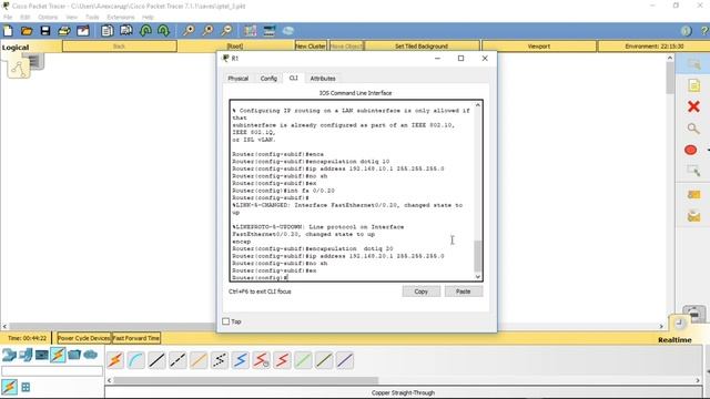 Курс Cisco, Routing and Switching Шаг 24 Настройка подключения компьютера и IP телефона смотреть онлайн