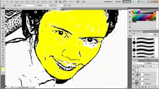 BELAJAR PHOTOSHOP cs5 "cartoon effect"bagian.1 смотреть онлайн