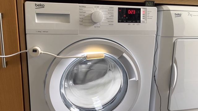 Beko WTK104121W cotton 90°c final intermediate spin смотреть онлайн