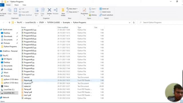 Python Program to generate report in pdf file and print it. смотреть онлайн