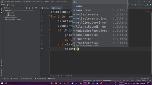 Count the digits problem in Python смотреть онлайн