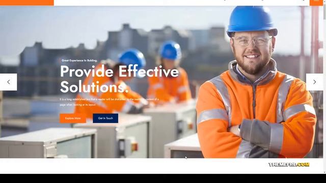 Architeck - Construction React Js Template building property development Easy Create Website смотреть онлайн