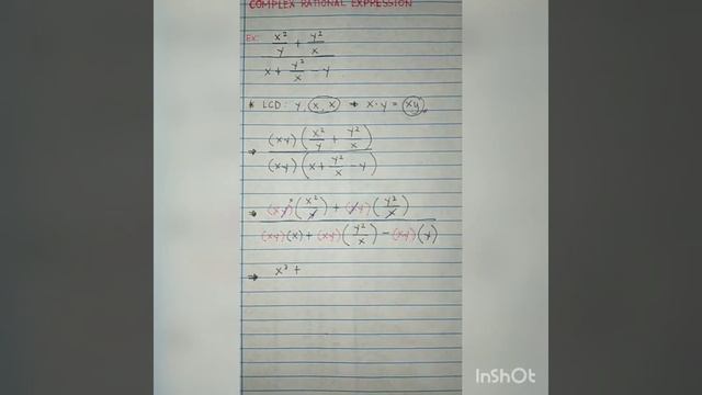 Complex Rational Expression