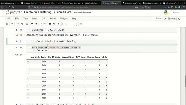 Connectivity based clustering : Hierarchical Clustering смотреть онлайн