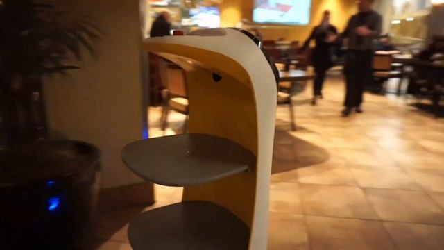 Navia Robotics - Catch our Kettybot escorting guests at the original Las Vegas churrascaria, Pampas смотреть онлайн