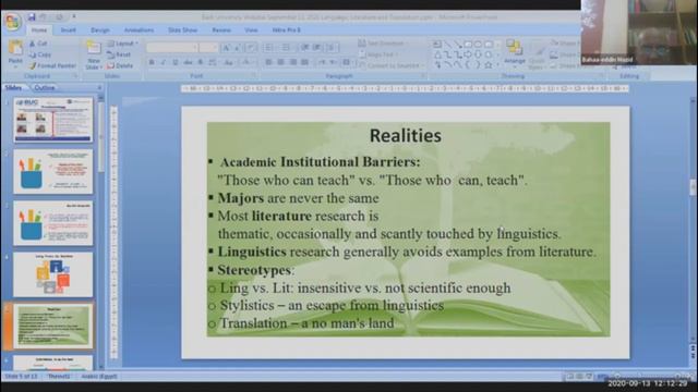 BUC/ Traductology Webinar in Translation Studies смотреть онлайн