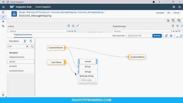 Message Mapping in SAP CPI || Step by Step guide || Standard Functions смотреть онлайн