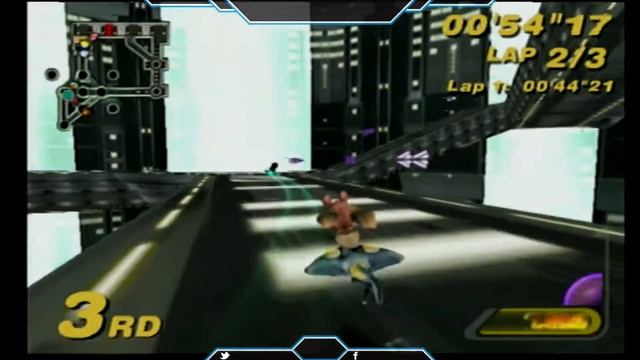 Star Wars: Super Bombad Racing - Race: Power Station - Jar Jar Binks смотреть онлайн
