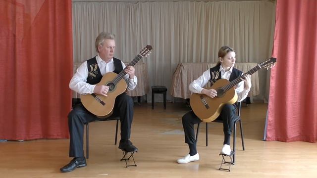 Вершинин Г, Игнатьева А . 1.Кубинский танец . 2 Aqua y Vinho. смотреть онлайн
