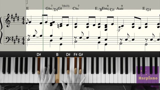 하나님은 너를 지키시는 자 리하모니, 피아노 연주 악보 - 하행 진행을 편곡하는 방법 4가지 (2절) смотреть онлайн