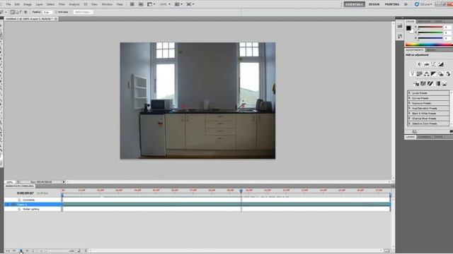 Animate images in Photoshop CS5 Extended смотреть онлайн