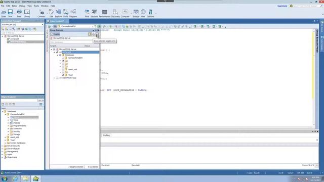 Working with Group Execute in Toad for SQL Server смотреть онлайн