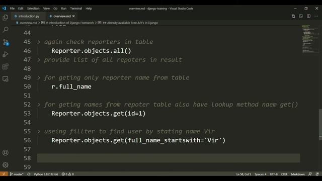 Introduction to work behavior of Django Framework and MVT works in Django online training Hindi смотреть онлайн