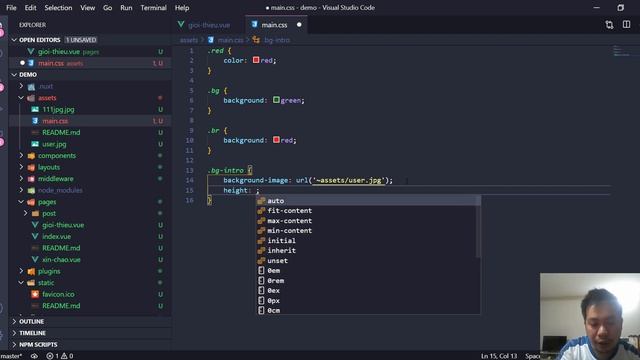Bài 6 Vuejs laravel Nuxtjs Assets Webpack Static смотреть онлайн