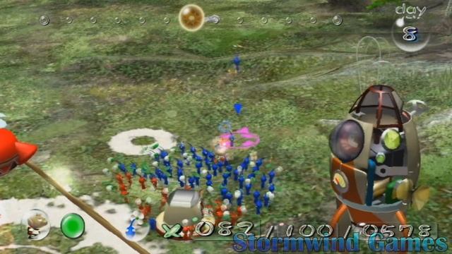 Pikmin - New Play Control - 100% Playthrough Part 8 смотреть онлайн