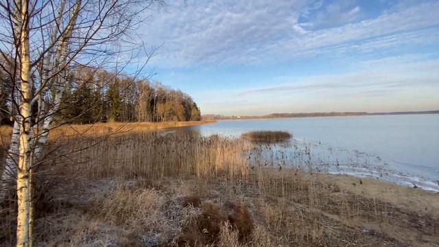 р. Нудаль и р. Истра, Лыщево, Московская область. 23 ноября 2019 смотреть онлайн