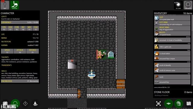 Pathos Nethack Codex | Gameplay Español | #2 | Este juego es muy cabron!!! смотреть онлайн