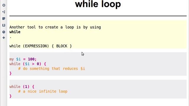 Beginner Perl Maven tutorial: 3.8 - while loop смотреть онлайн