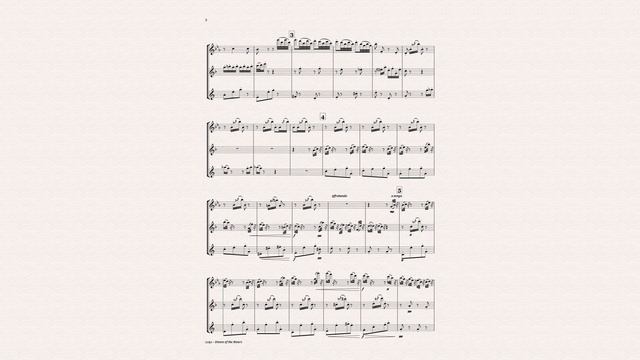 Dance of the Hours - Flute, Clarinet, Saxophone Trio Sheet Music смотреть онлайн