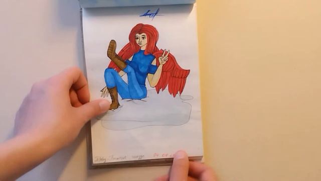 Обзор на скетчбук №1. [Разные персонажи, болтовня и прочее] смотреть онлайн