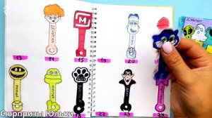 ?Бумажные Сюрпризы СКРЕПЫШИ 3| Распаковка всей коллекции? | Сюрпризы Юльки Часть2