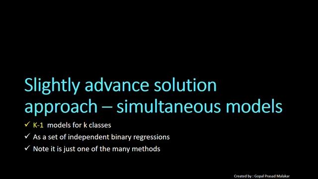 Introduction to MultiNomial Logistic Regression (Outcome more than two class) & Solution Approach смотреть онлайн